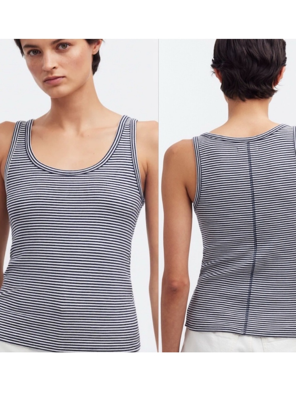 NWT Madewell Drapey Ribbed Tank Top